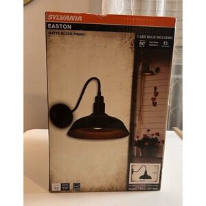 Sylvania 60062 NIB Black Gooseneck 16.2" Fixture See Pics Box Shelf